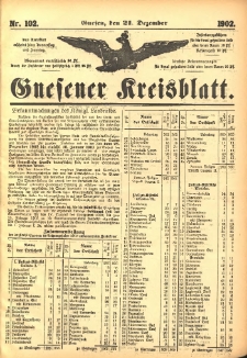 Gnesener Kreisblatt 1902.12.21 Nr102