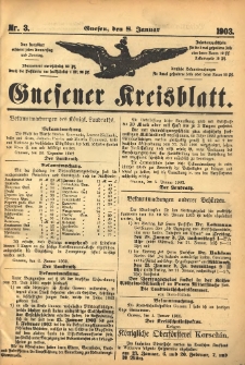 Gnesener Kreisblatt 1903.01.08 Nr3
