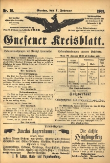 Gnesener Kreisblatt 1903.02.01 Nr10