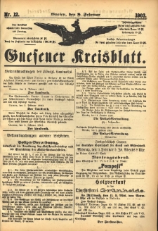 Gnesener Kreisblatt 1903.02.08 Nr12