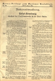 Beilage zum Gnesener Kreisblatt 1903.05.03 Nr36