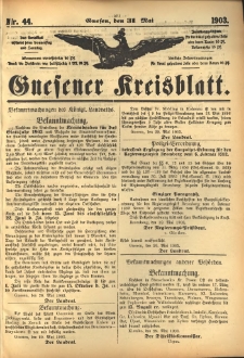 Gnesener Kreisblatt 1903.05.31 Nr44