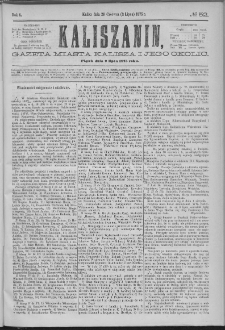 Kaliszanin : gazeta miasta Kalisza i jego okolic