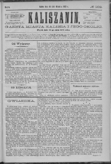 Kaliszanin : gazeta miasta Kalisza i jego okolic