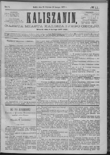 Kaliszanin : gazeta miasta Kalisza i jego okolic