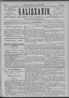 Kaliszanin : gazeta miasta Kalisza i jego okolic