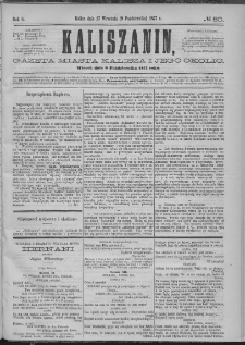 Kaliszanin : gazeta miasta Kalisza i jego okolic