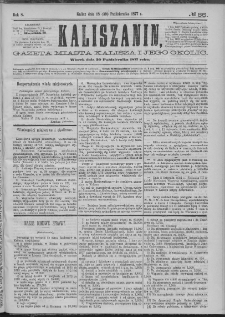 Kaliszanin : gazeta miasta Kalisza i jego okolic