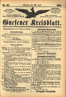 Gnesener Kreisblatt 1903.07.26 Nr60