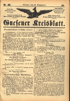 Gnesener Kreisblatt 1903.12.06 Nr98