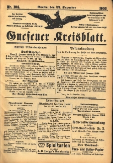 Gnesener Kreisblatt 1903.12.27 Nr104