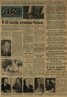 Głos Wielkopolski. 1964.02.23-24 R.20 nr46 Wyd.A