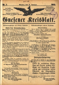 Gnesener Kreisblatt 1904.01.02 Nr1