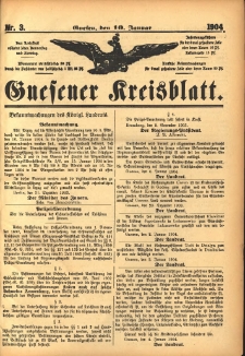 Gnesener Kreisblatt 1904.01.10 Nr3