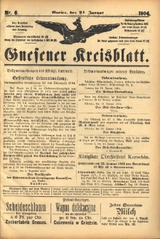 Gnesener Kreisblatt 1904.01.21 Nr6