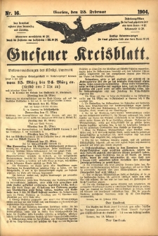 Gnesener Kreisblatt 1904.02.25 Nr16