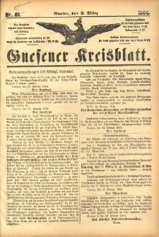 Gnesener Kreisblatt 1904.03.03 Nr18