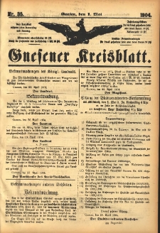 Gnesener Kreisblatt 1904.05.01 Nr35