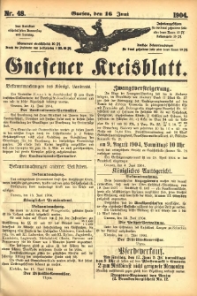 Gnesener Kreisblatt 1904.06.16 Nr48