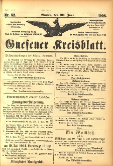 Gnesener Kreisblatt 1904.06.30 Nr52