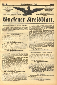 Gnesener Kreisblatt 1904.07.31 Nr61
