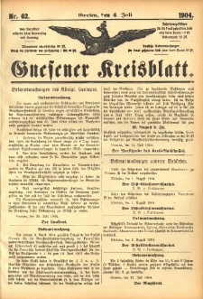 Gnesener Kreisblatt 1904.08.04 Nr62