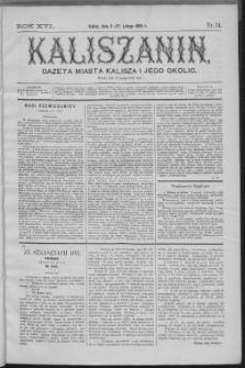 Kaliszanin : gazeta miasta Kalisza i jego okolic