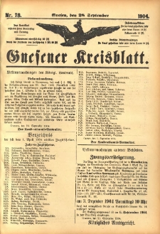 Gnesener Kreisblatt 1904.09.28 Nr78