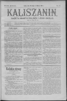 Kaliszanin : gazeta miasta Kalisza i jego okolic