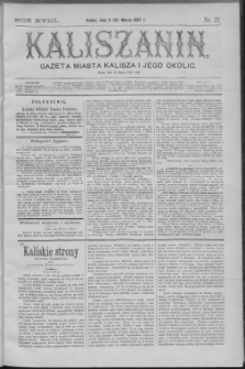 Kaliszanin : gazeta miasta Kalisza i jego okolic