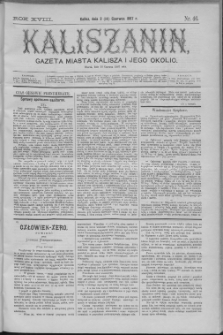 Kaliszanin : gazeta miasta Kalisza i jego okolic