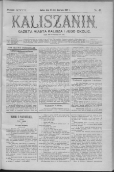 Kaliszanin : gazeta miasta Kalisza i jego okolic