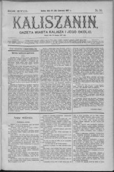 Kaliszanin : gazeta miasta Kalisza i jego okolic