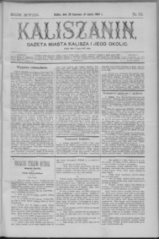 Kaliszanin : gazeta miasta Kalisza i jego okolic