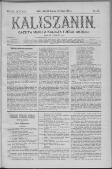 Kaliszanin : gazeta miasta Kalisza i jego okolic