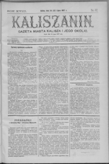 Kaliszanin : gazeta miasta Kalisza i jego okolic