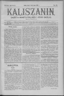 Kaliszanin : gazeta miasta Kalisza i jego okolic