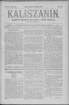 Kaliszanin : gazeta miasta Kalisza i jego okolic