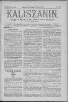 Kaliszanin : gazeta miasta Kalisza i jego okolic