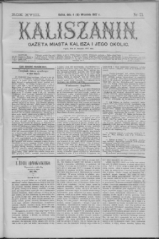 Kaliszanin : gazeta miasta Kalisza i jego okolic