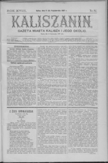 Kaliszanin : gazeta miasta Kalisza i jego okolic