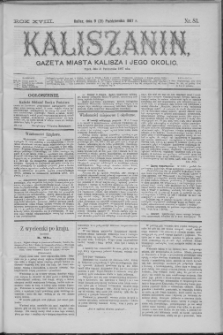 Kaliszanin : gazeta miasta Kalisza i jego okolic