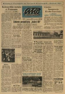 Głos Wielkopolski. 1964.09.13-14 R.20 nr218 Wyd.A