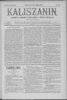 Kaliszanin : gazeta miasta Kalisza i jego okolic