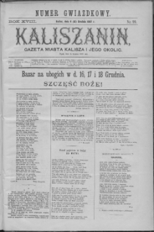 Kaliszanin : gazeta miasta Kalisza i jego okolic