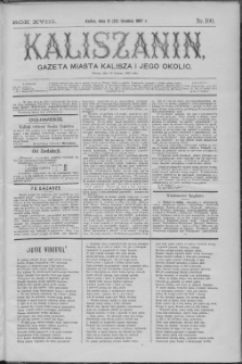 Kaliszanin : gazeta miasta Kalisza i jego okolic