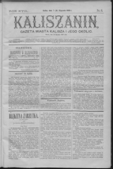 Kaliszanin : gazeta miasta Kalisza i jego okolic