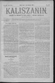 Kaliszanin : gazeta miasta Kalisza i jego okolic