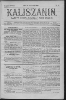 Kaliszanin : gazeta miasta Kalisza i jego okolic