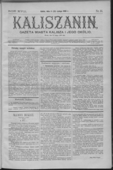 Kaliszanin : gazeta miasta Kalisza i jego okolic